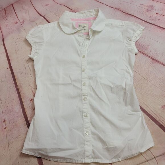 Old Navy white buttondown shirt M - Picture 1 of 2